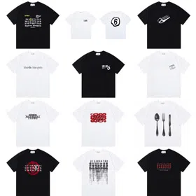 Maison Margiela MM6 Pixel Letter Short Sleeve T-shirt-6651  